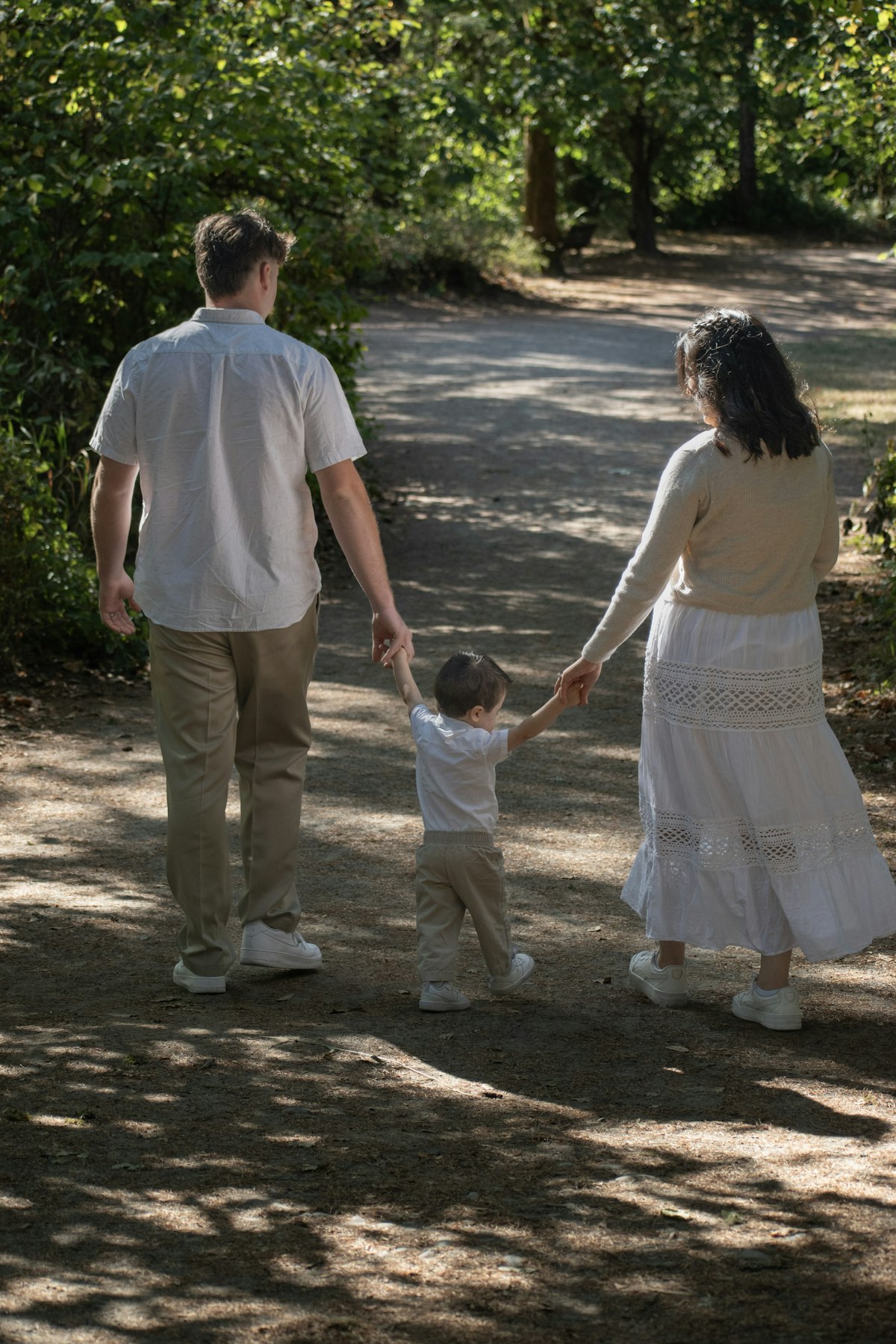 A family managing daily life together